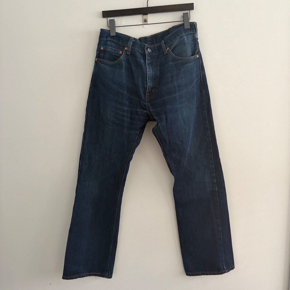Levi 517 Bootcut Jeans Dark Wash Denim W34 L32